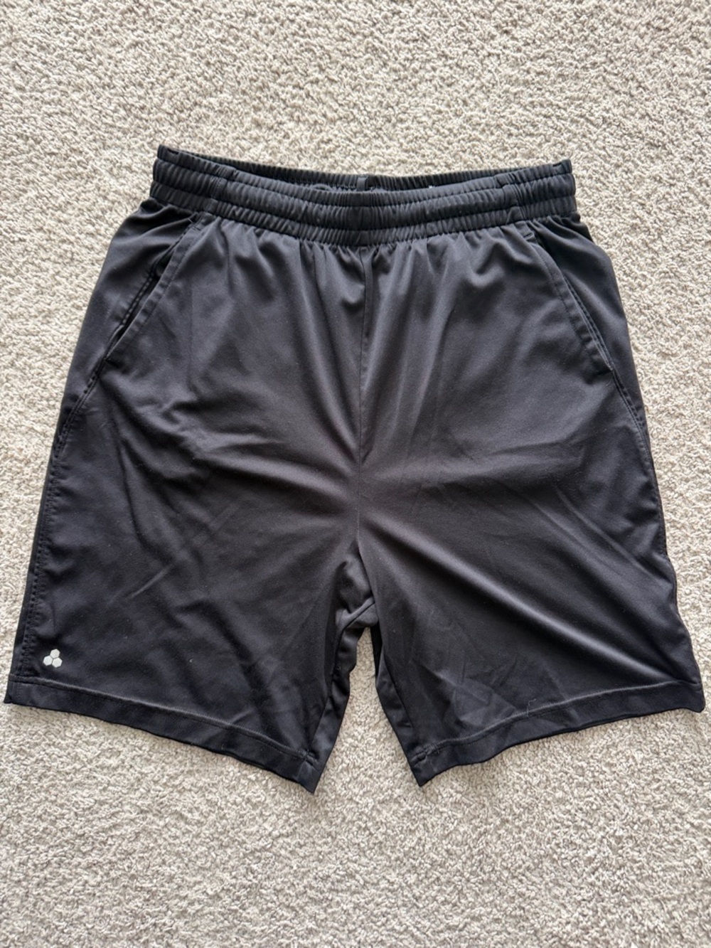 Boys Black Athletic Shorts - Performance Training